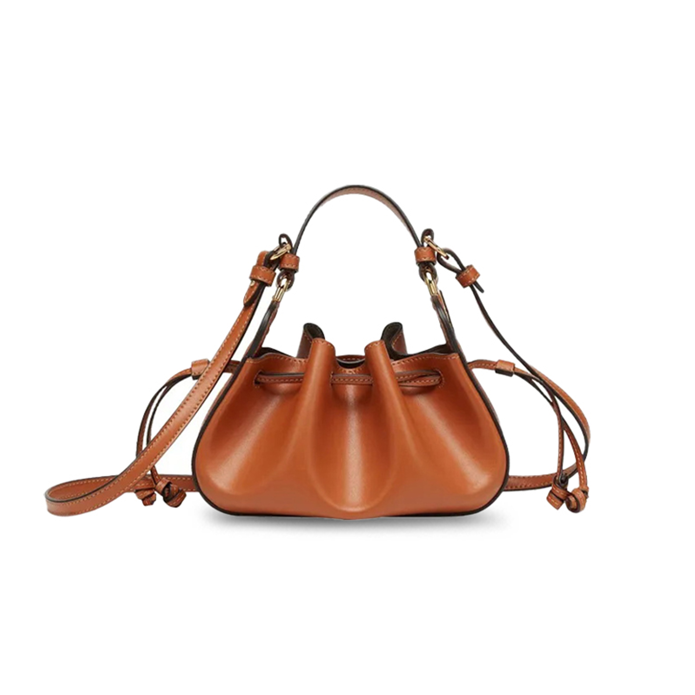 F**di pomodorino mini leather hobo bag 8bs059ahwuf1c6j (24*14*9.5cm)